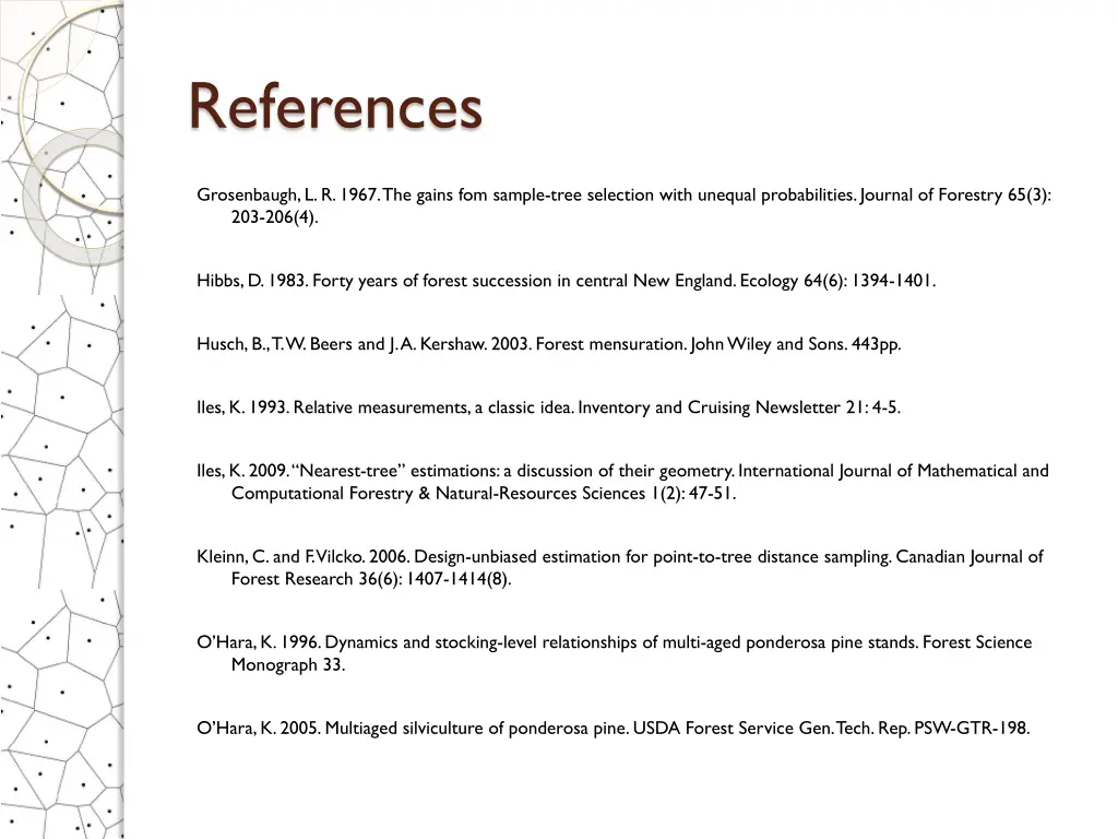 references