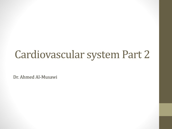 cardiovascular system part 2