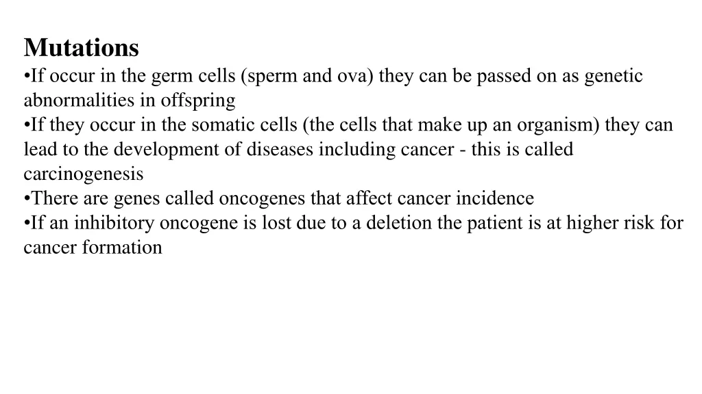 mutations if occur in the germ cells sperm