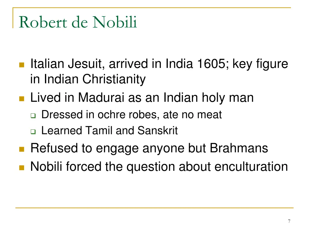 robert de nobili