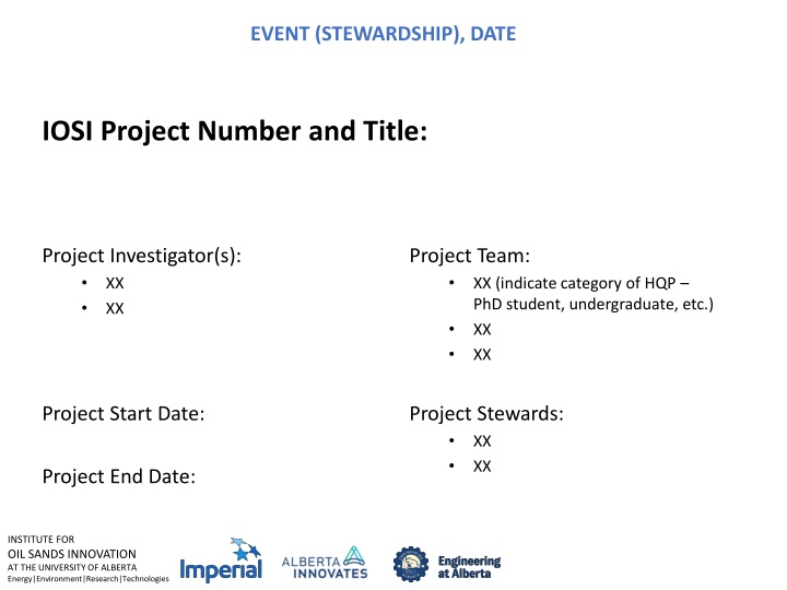 event stewardship date