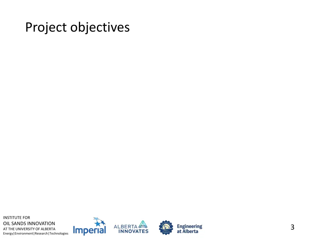 project objectives