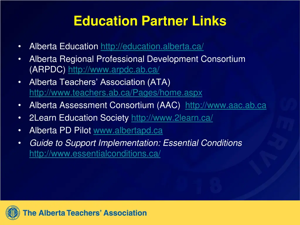 education partner links