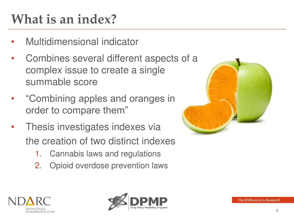 what is an index