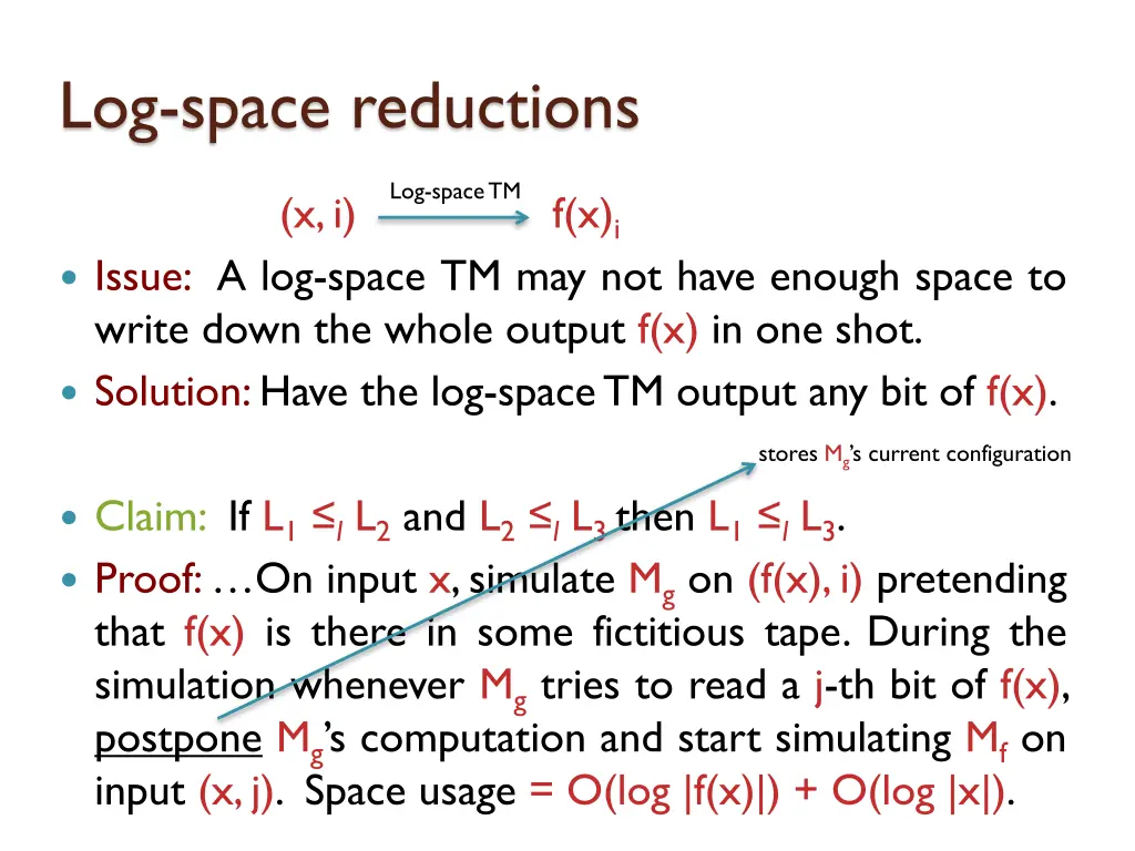 log space reductions 7