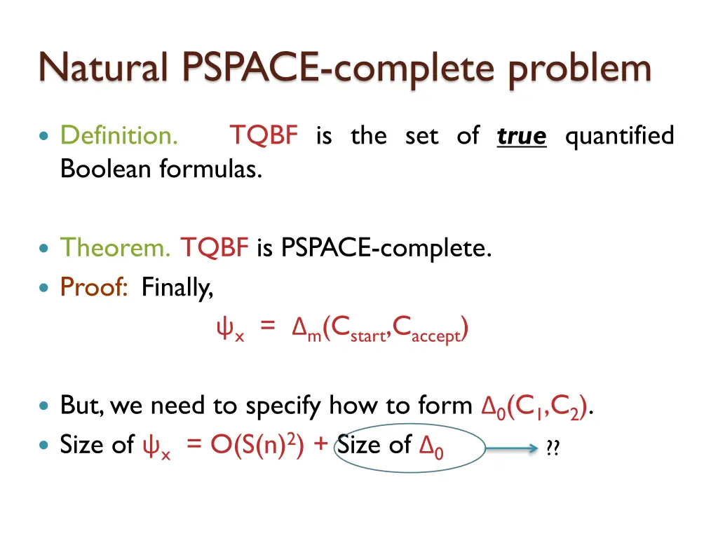 natural pspace complete problem 15