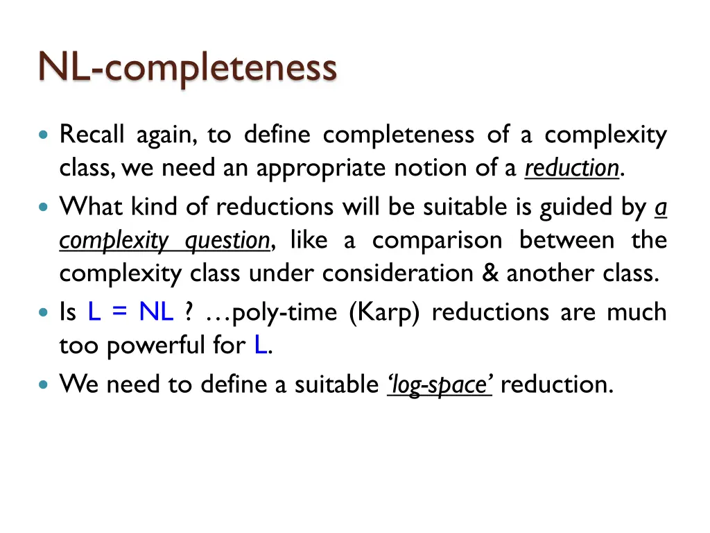 nl completeness 2