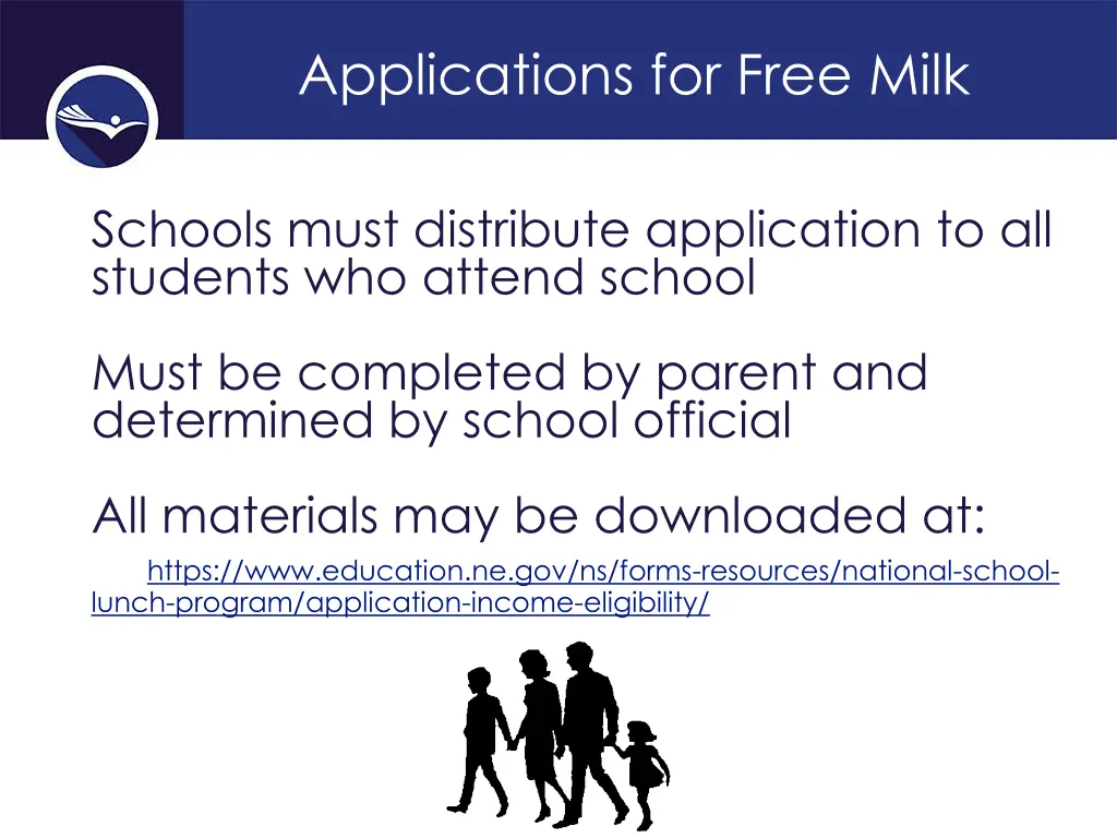 applications for free milk