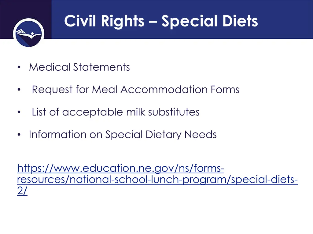 civil rights special diets 2