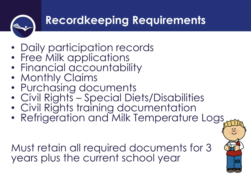 recordkeeping requirements