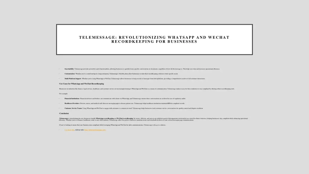 telemessage revolutionizing whatsapp and wechat 2