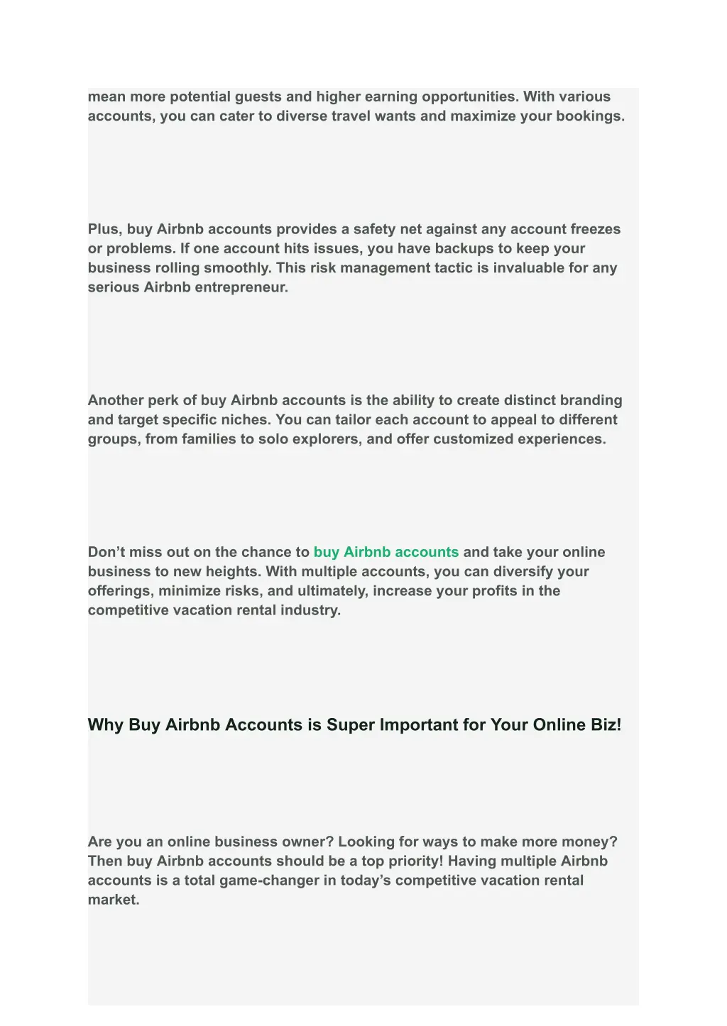 mean more potential guests and higher earning