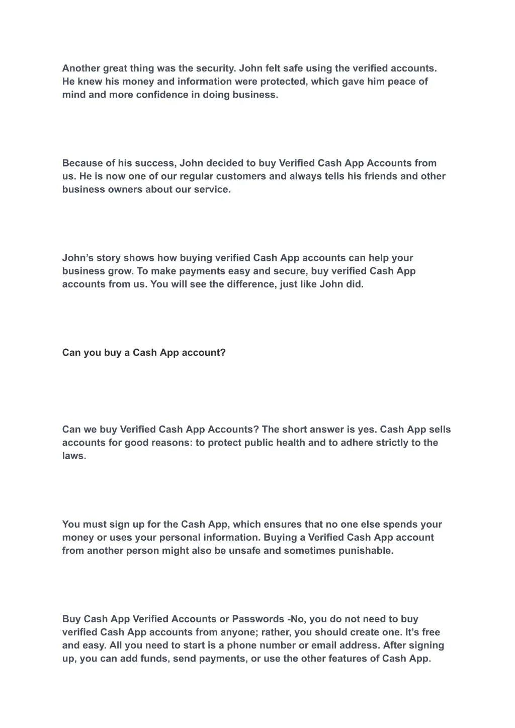 another great thing was the security john felt