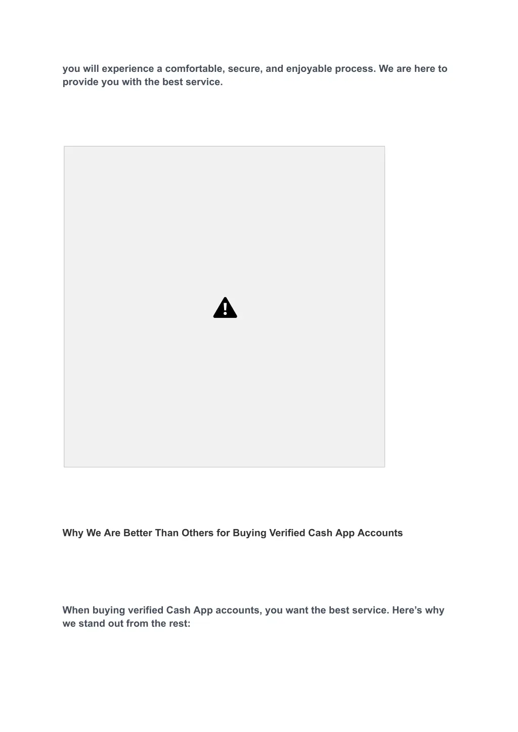 you will experience a comfortable secure