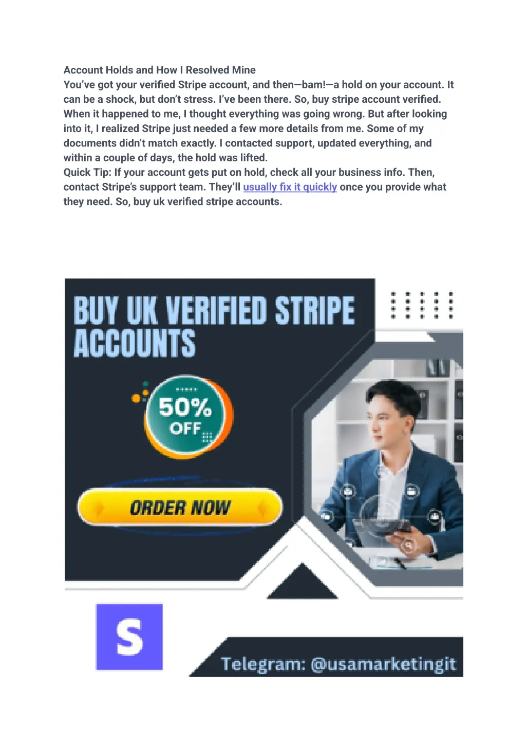 account holds and how i resolved mine