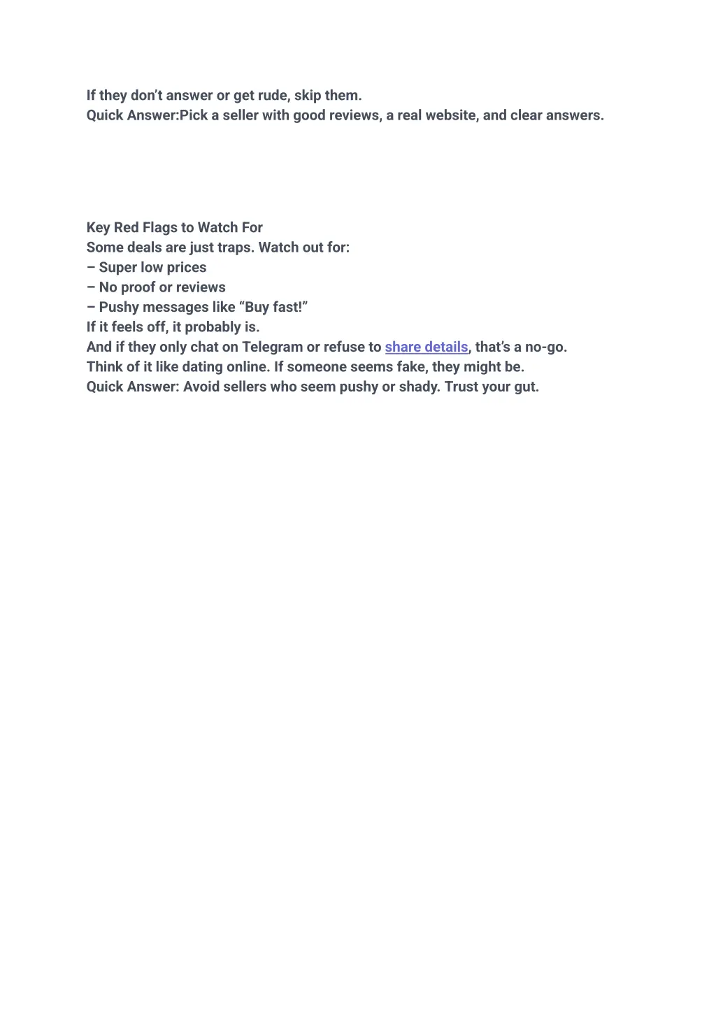 if they don t answer or get rude skip them quick