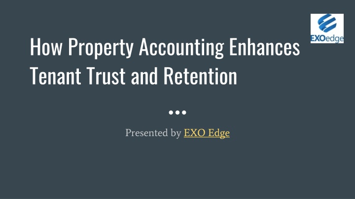 how property accounting enhances tenant trust