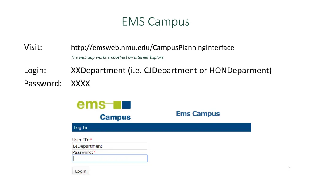 ems campus
