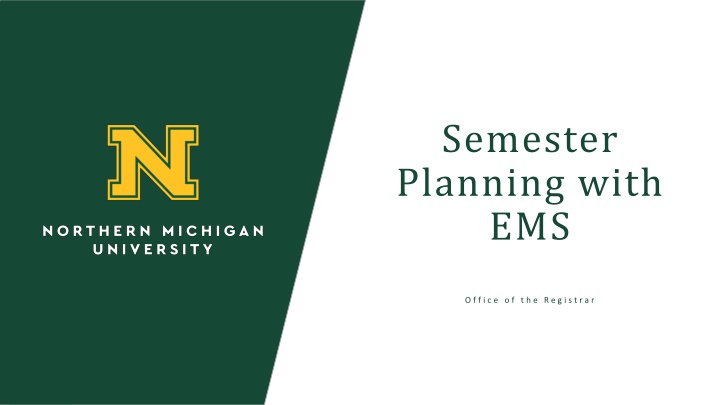 semester planning with ems