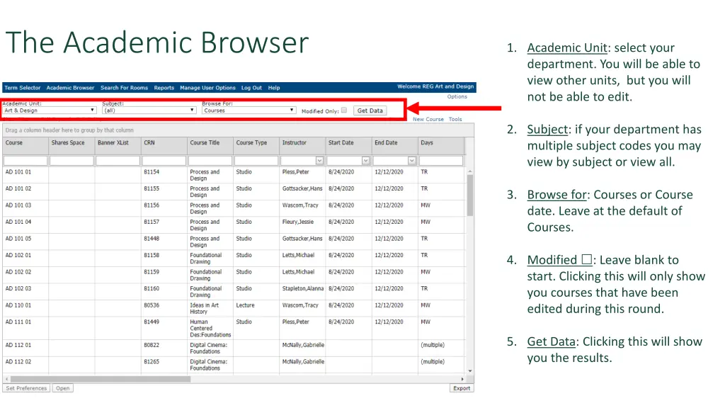 the academic browser