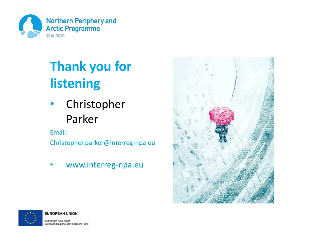 thank you for listening christopher parker email