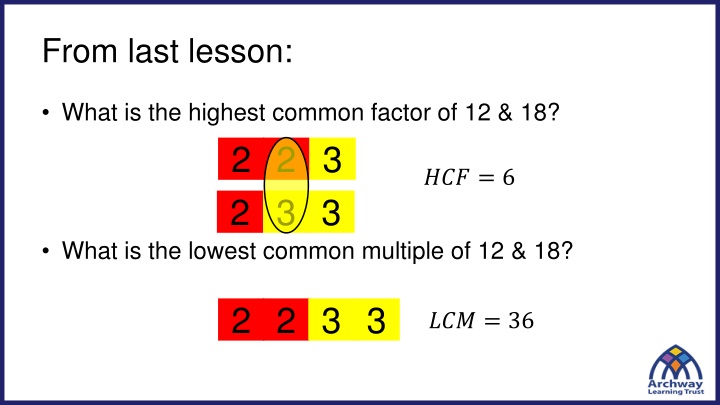 from last lesson