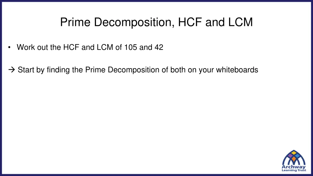 prime decomposition hcf and lcm 2