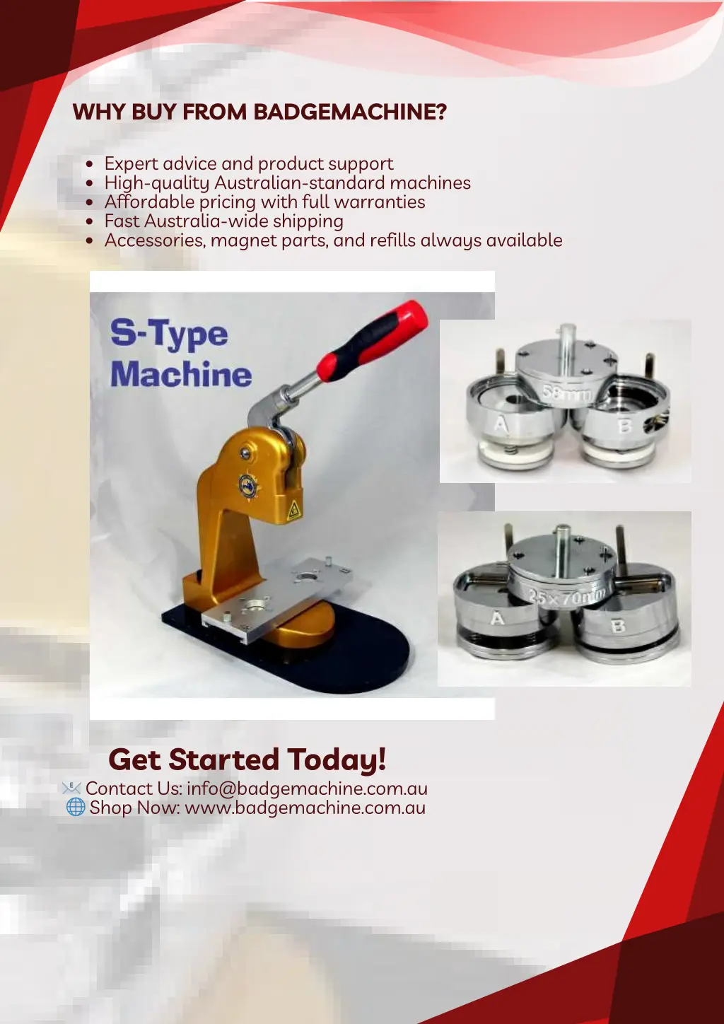 why buy from badgemachine