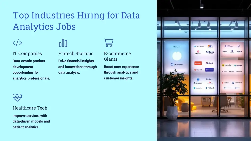 top industries hiring for data analytics jobs