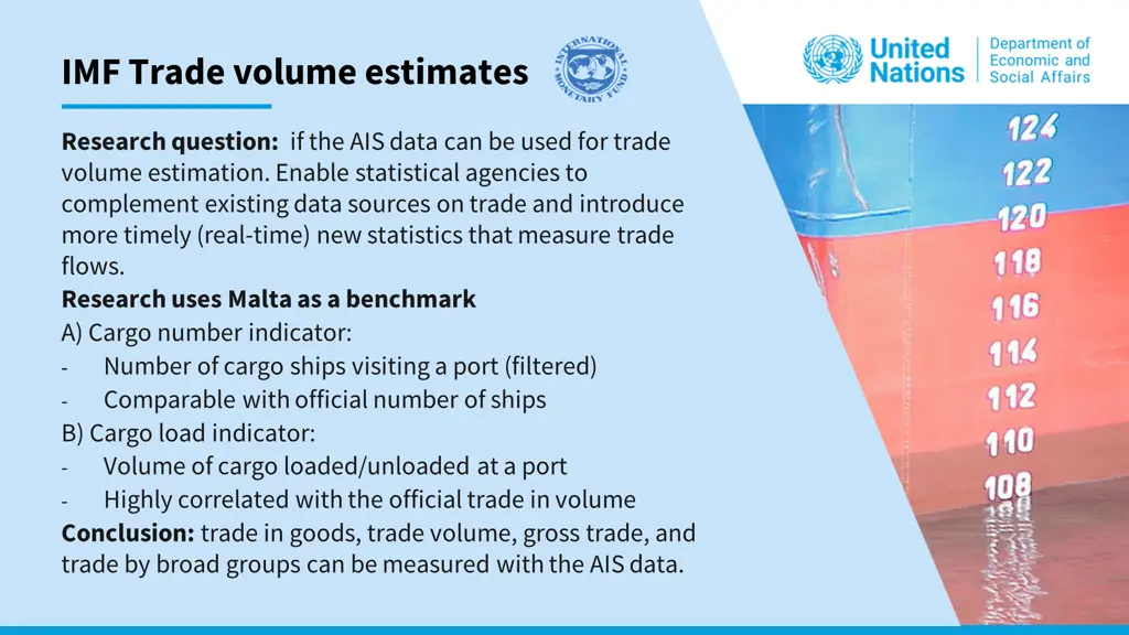 imf trade volume estimates