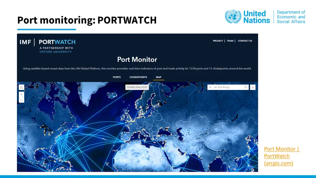 port monitoring portwatch