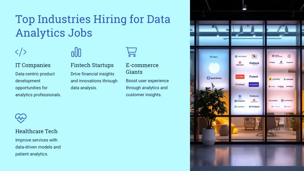 top industries hiring for data analytics jobs