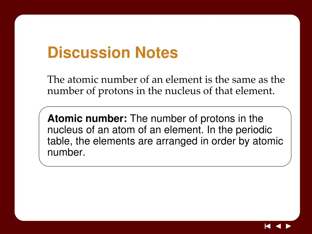 discussion notes