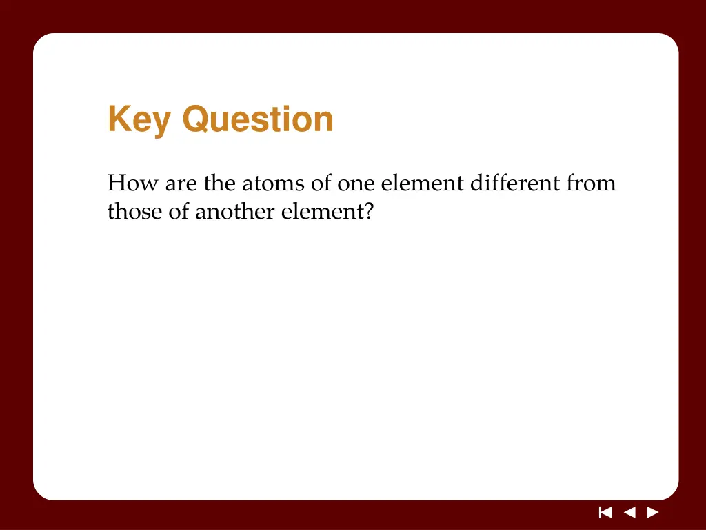 key question
