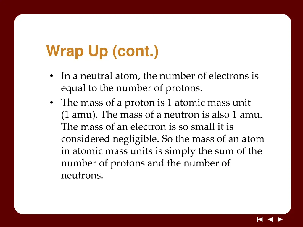 wrap up cont