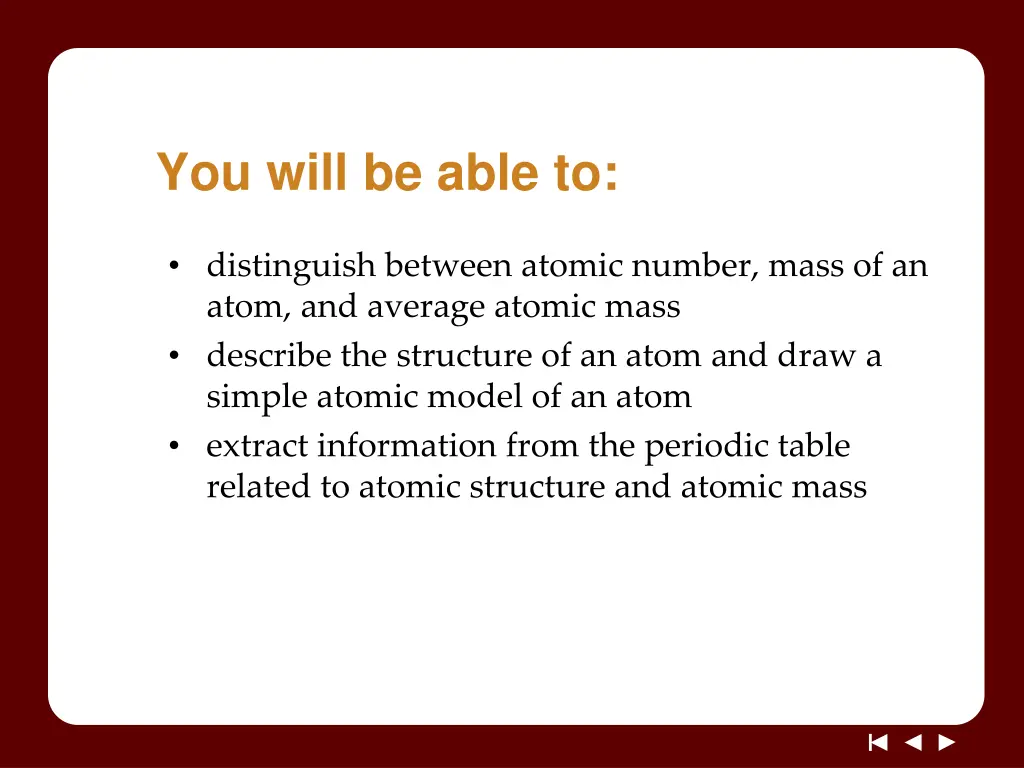 you will be able to