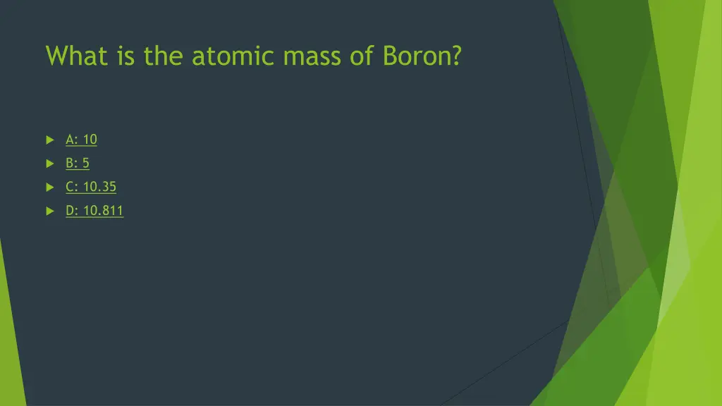 what is the atomic mass of boron