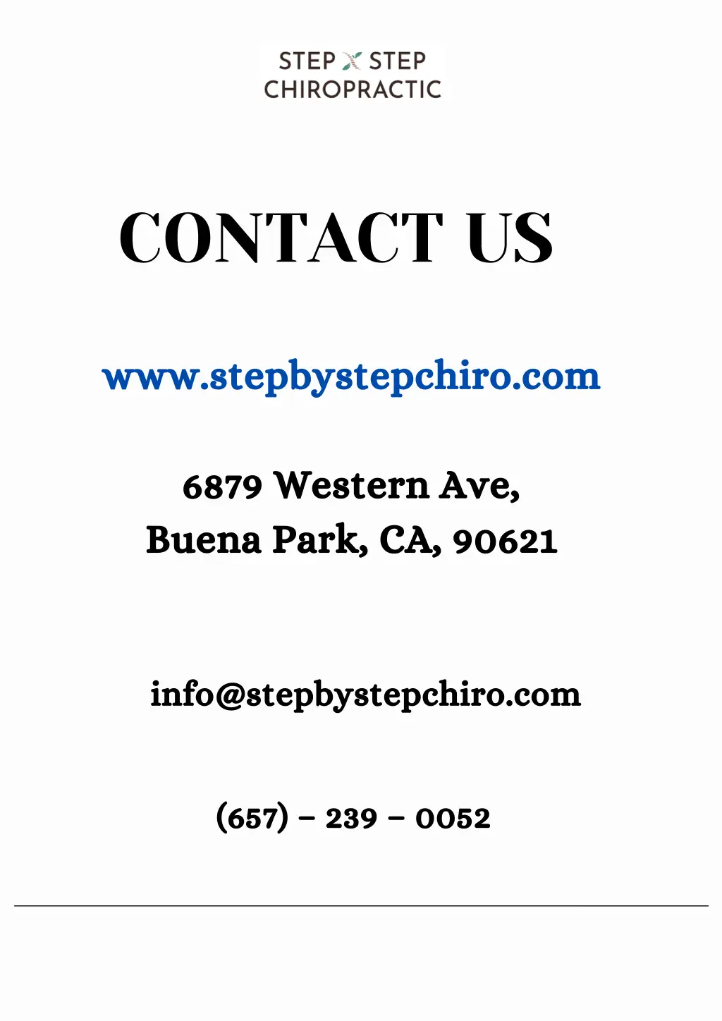 contact us
