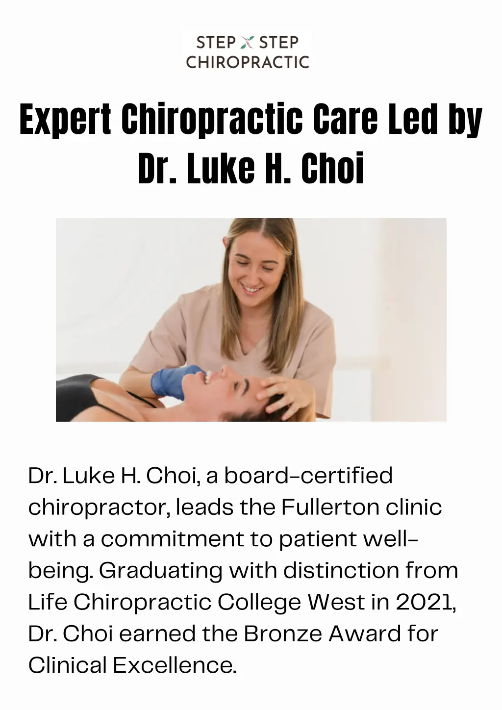 expert chiropractic care led by dr luke h choi