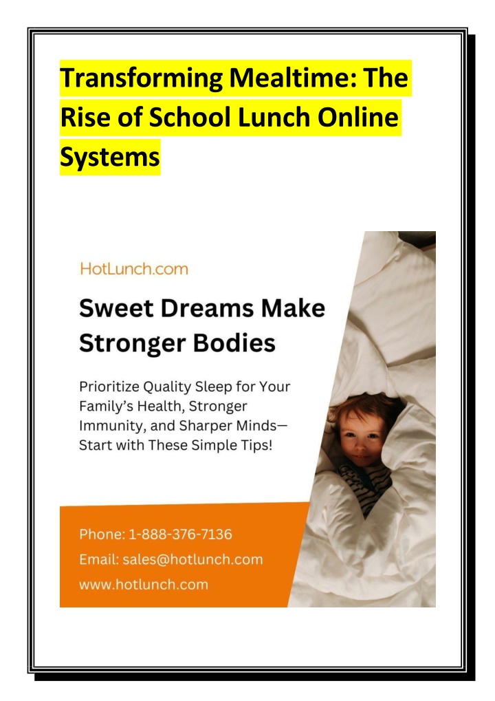 transforming mealtime the rise of school lunch