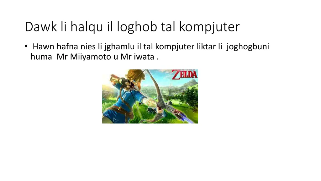 dawk li halqu il loghob tal kompjuter