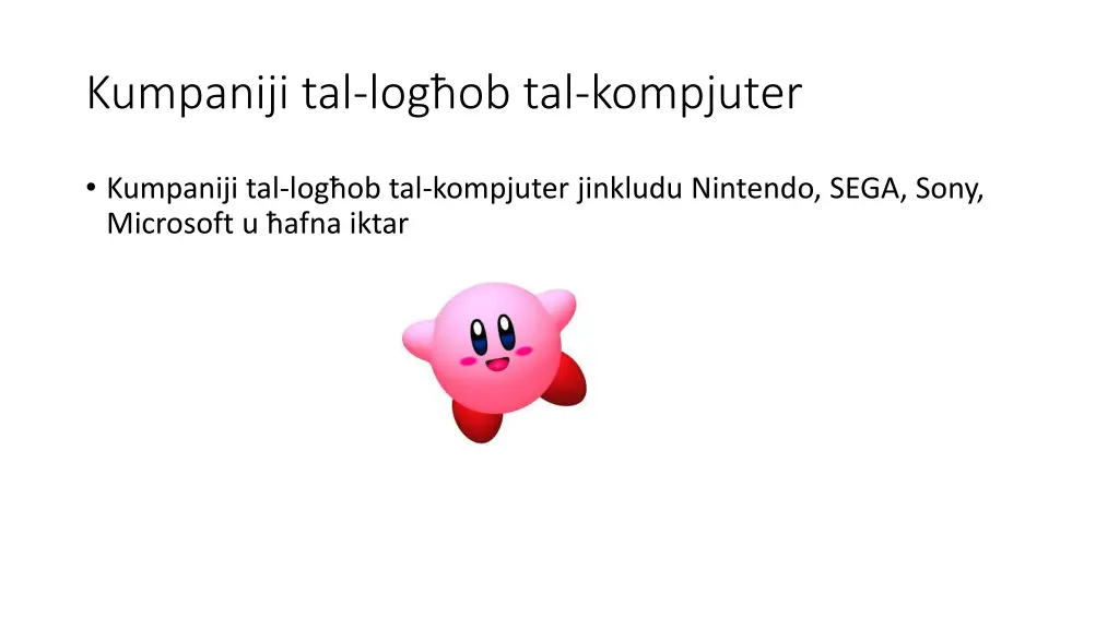 kumpaniji tal log ob tal kompjuter