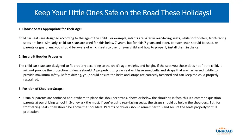 keep your little ones safe on the road these 2