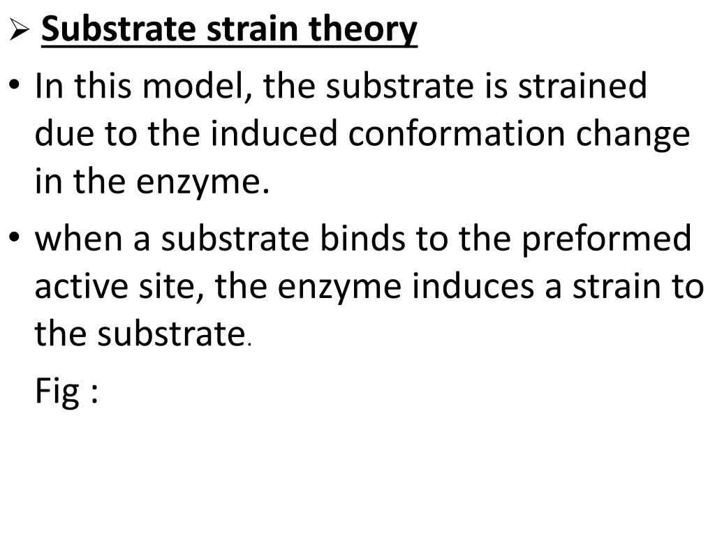 substrate strain theory in this model