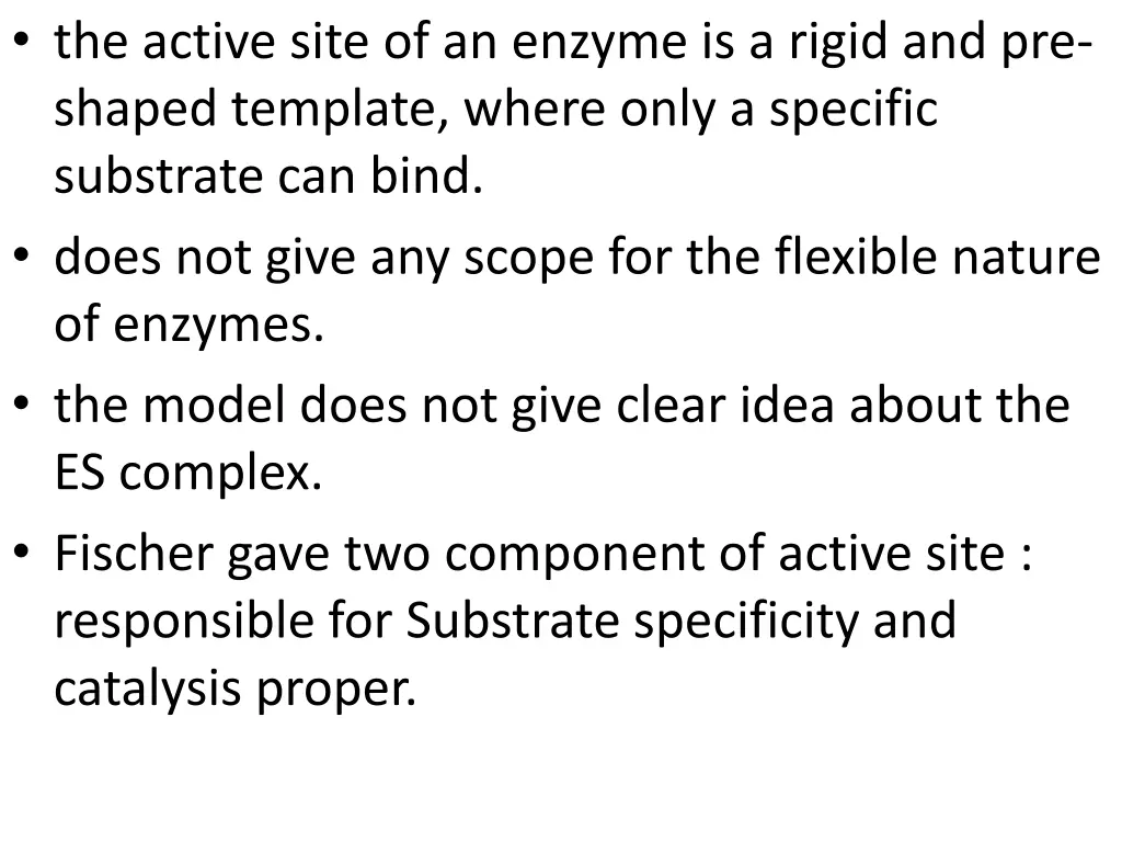 the active site of an enzyme is a rigid