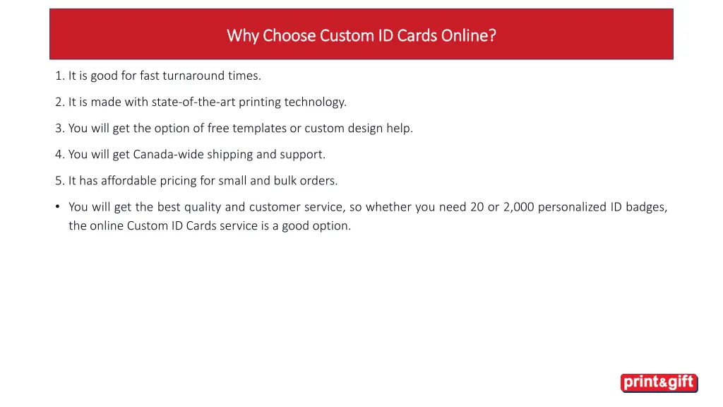 why choose custom id cards online why choose