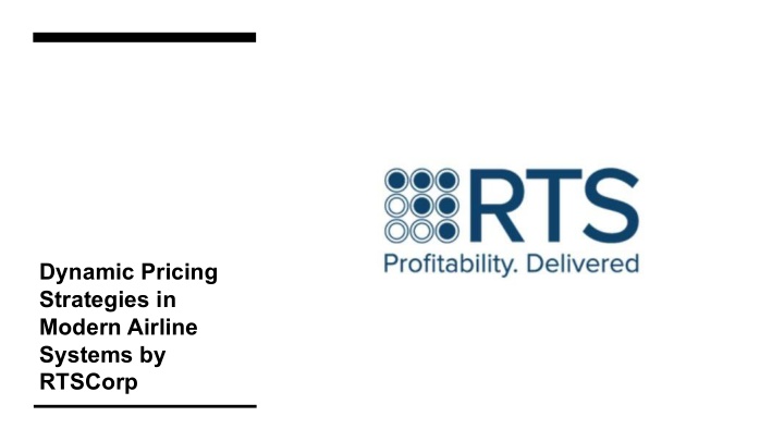 dynamic pricing strategies in modern airline