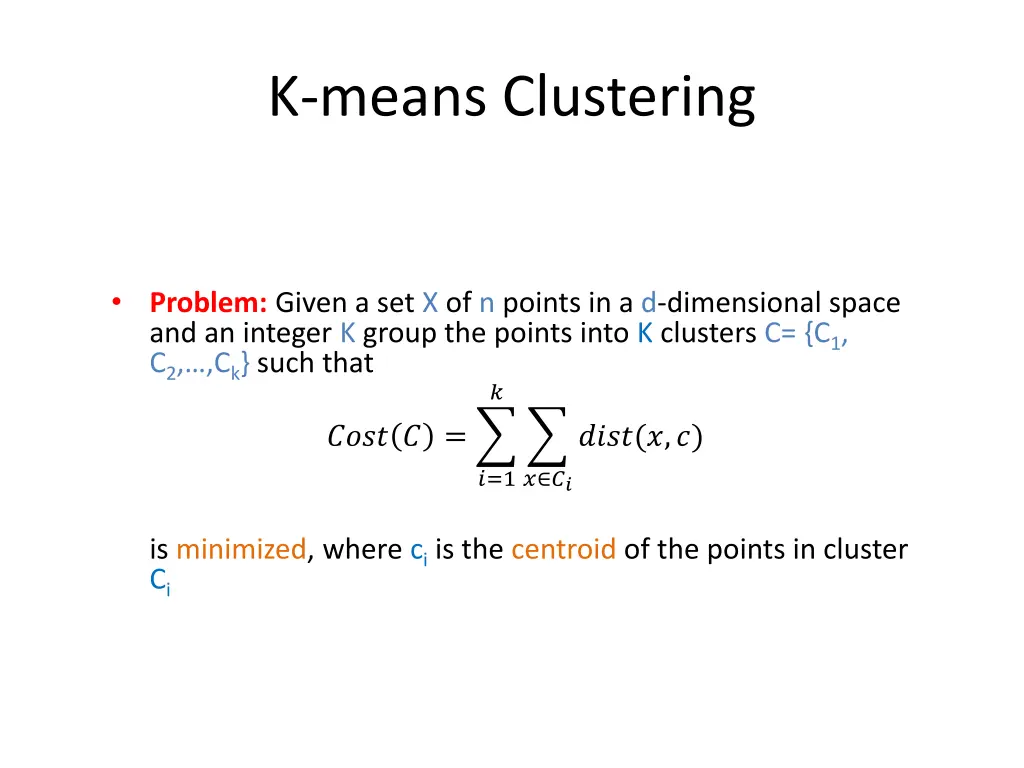 k means clustering 1