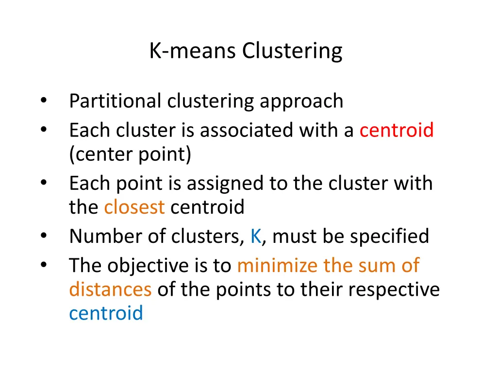 k means clustering