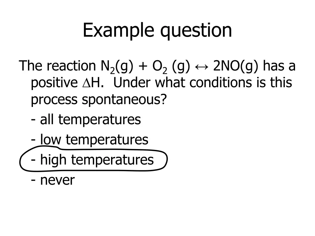 example question